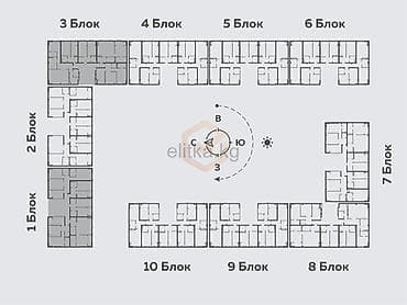семетей жаны конушу: 2 бөлмө, 70 м², Элитка, Даяр ПСО (өзү оңдоп түзөтүп бүтүү үчүн) — 3