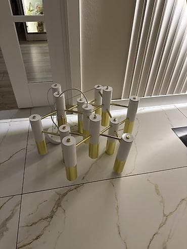 Люстры: Многоламповая потолочная люстра в современном стиле - Конструкция — 2