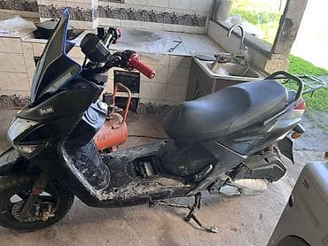 golf iv: Скутер DRT Racer, черный - Тип: бензиновый скутер/мопед - Двигатель — 5