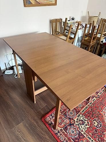 coffee table: Стол трансформер Для кухни, Стол-книжка, цвет - Коричневый — 5