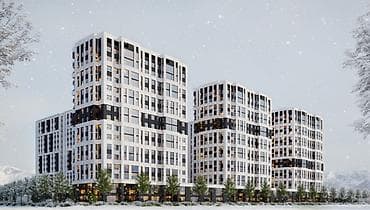 жил дома: ЖК с закрытой дворовой территорией из 11 блоков - Современный — 2