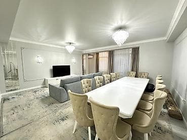 osh flats: 3 комнаты, 132 м², 5 этаж, Дизайнерский ремонт — 4