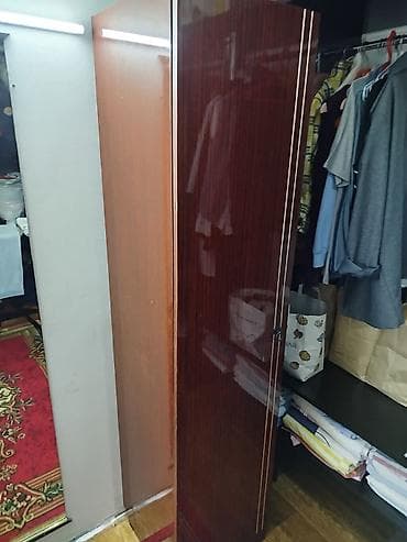 шкаф гардероб: Шифоньер, шкаф для одежды, Б/у, Прямой, ЛДСП — 4