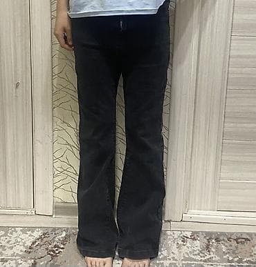 Джинсы, Клеш, Высокая талия, XS — 2