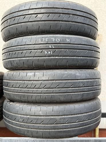 шины 175 70 r14: 175/70/14 4 шт комплект в идеальном состоянии фирма Bridgestone 🇯🇵 год — 1