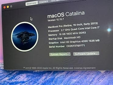 mac m2: MacBook Pro (Retina, 15", Early 2013) - Процессор: Intel Core i7 — 2