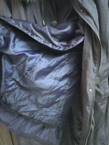 плащ дождовик: Пальто, Зима, По колено, С утеплителем, С капюшоном, Приталенная модель, 4XL — 4