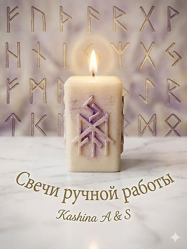 Свечи ручной работы Kashina A & S - Авторские свечи с руническим