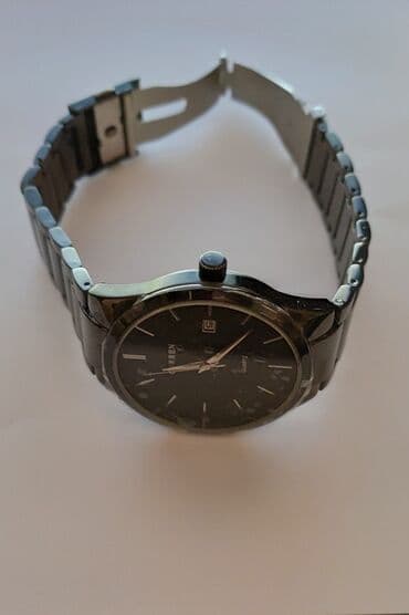 часы наручные электронные: Кварцевые мужские часы CURREN 8106 Black. Модель: 	8106 Механизм	 — 2