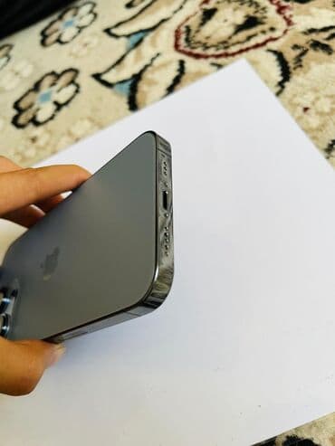 саат айфон: IPhone 13 Pro, Б/у, 128 ГБ, Голубой, 84 % — 4