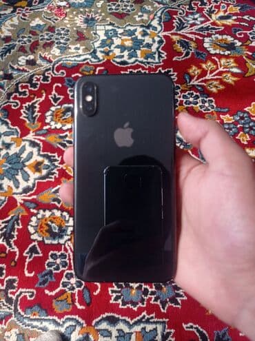 айфон 8 жаны: IPhone X, Колдонулган, 64 ГБ, Кара, Коргоочу айнек, Каптама, 100 % — 2