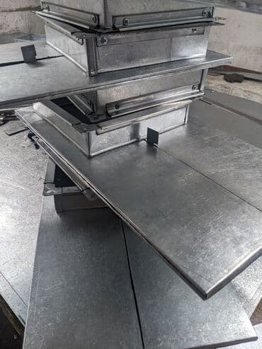 разморозка отопления: Жестяные работы, Вентиляция — 6