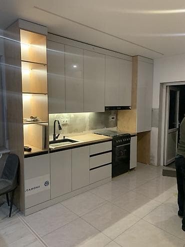 проектировка кухонной мебели: Корпусная мебель на заказ под ключ - Кухни: современный угловой — 8