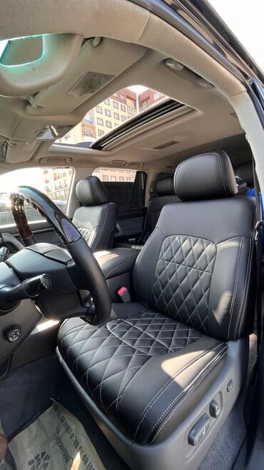 чехол кресло: Чехлы Экокожа, С подушкой, цвет - Черный, Toyota, Новый, Самовывоз — 12