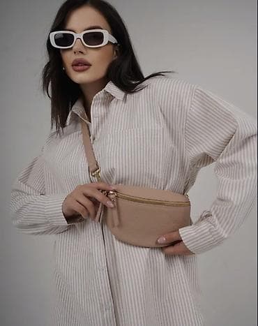 Жеке буюмдар: Белге такчу сумка, бананка, Жаңы, Материалы: Нукура булгаары, Унисекс — 4