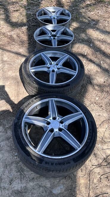 зимние шины на ниву 21214: Шины 255 / 40 / R 19, Лето, Б/у, Комплект, Легковые, Германия, Bridgestone — 1