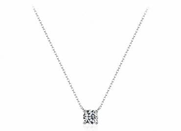 bes: Серебряные колье, Проба 925, Женские, Новый, Фианит — 6