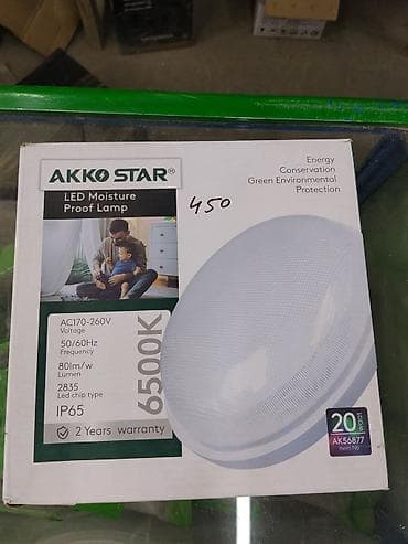 led matrix panel: Светодиодный влагозащищенный светильник AKKO STAR (накладной — 1