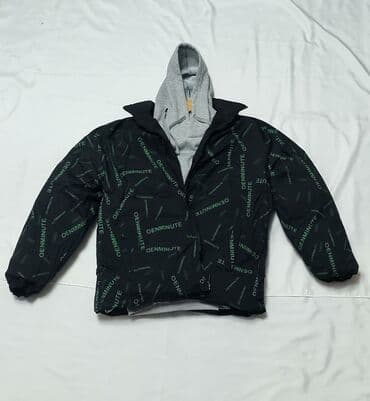 комбинезон рабочий мужской зимний: Мужская двусторонняя утепленная куртка с высоким воротником Бесплатная — 2