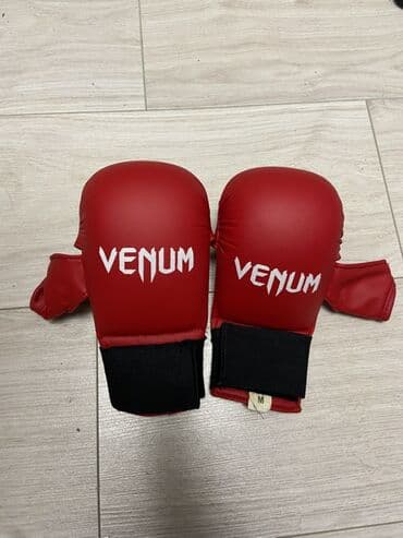 форма добок для тхэквондо: Перчатки для карате (у обоих пар размер М) (Цена красных 750сом) — 3