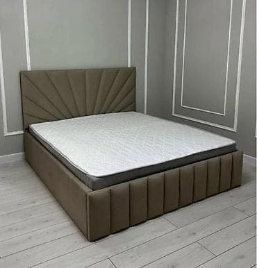 двухъярусный кровать бишкек: Двуспальная кровать, Новый, С мягким изголовьем, длина - 200 см — 7