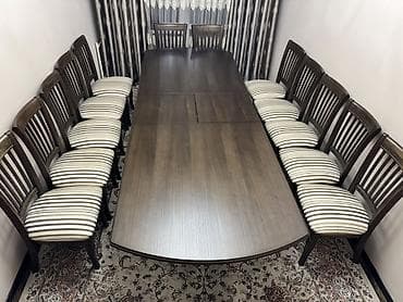 small table: Стол и стул для зала, цвет - Коричневый — 3