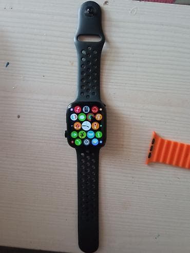 Apple Watch: Смарт‑часы в стиле Apple Watch с перфорированным спортивным ремешком — 2
