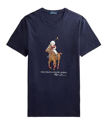 lyle scot: Синяя футболка Polo Ralph Lauren “Polo Bear”
Размеры: M, L — 1