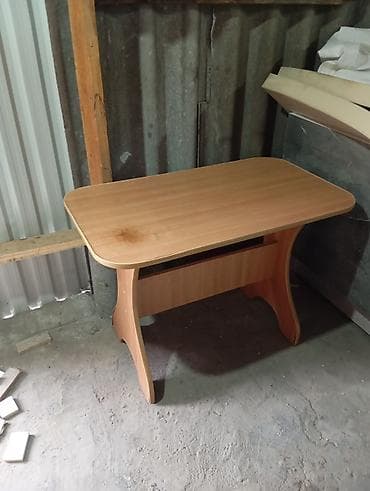 из дуба: Кухонный стол, Б/у, Круглый, Нераскладной — 1