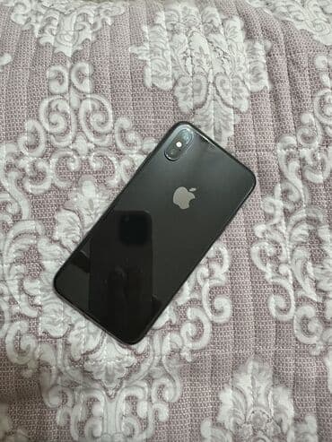 айфон х: IPhone X, Колдонулган, 256 ГБ, Space Gray, 100 % — 1
