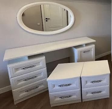 зеркало для шкафа: СРОЧНО! 85т.с. РОССИЯ. 1). 5дв шкаф + 2). Туалетный столик+ 3) — 4