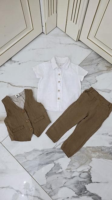 классика одежда: Комплект, цвет - Коричневый, Б/у — 7