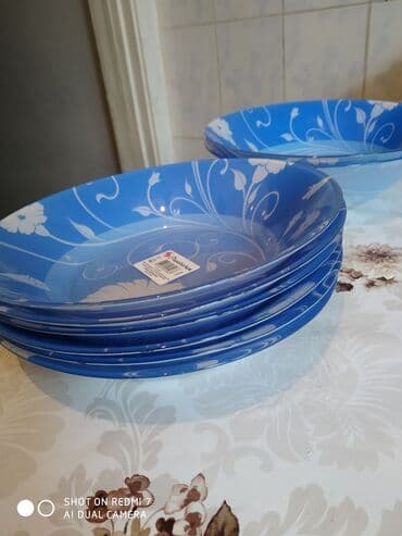 Тарелки, салатницы от Luminarick, 2 глубоких, 6 средних, новые