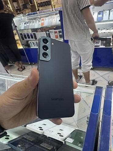 Samsung Galaxy S22, Б/у, 256 ГБ, цвет - Зеленый, 1 SIM, eSIM — 1