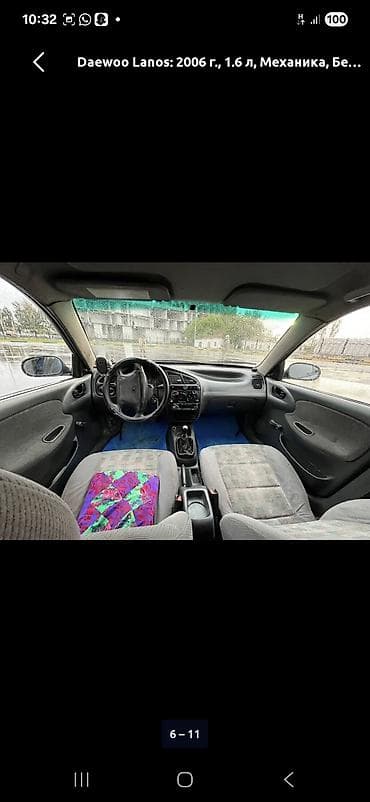 Транспорт: Daewoo Lanos: 2006 г., 1.6 л, Механика, Бензин, Седан — 2