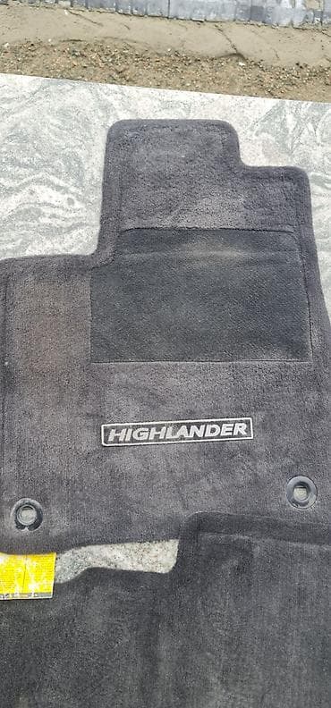 Инструменты для авто: Родные Ворсовые Полики Для салона Toyota, цвет - Серый — 5