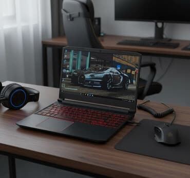 тамагавк х5: Ноутбук, Acer, 16 ГБ ОЭТ, AMD Ryzen 5, 15.6 ", Колдонулган, Жумуш, окуу үчүн, эс тутум HDD + SSD — 1