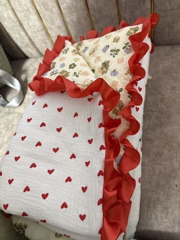 белый кожаный диван: Плед, Новый, Все сезоны, Двусторонний — 7