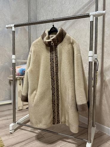 змеиная кожа питон: Шуба, Норка, Короткая модель, Турция, XL — 1