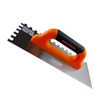 Шпатель зубчатый Maximum с лезвием из нержавеющей стали и прочной at lalafo.kg Шпатель зубчатый Maximum с лезвием из нержавеющей стали и прочной