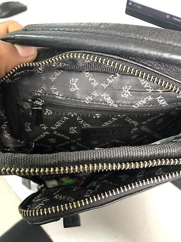 s22 ultra samsung: Мужская сумка через плечо Karya - Материал: натуральная кожа — 2