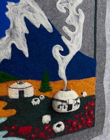 mf doom: Ручная работа Картины и декоративные изделия из шерсти (сухое и мокрое — 2
