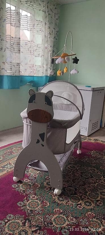 электро качалька: Продаю калыбель детское новая собрали не пользовались даже новый — 2