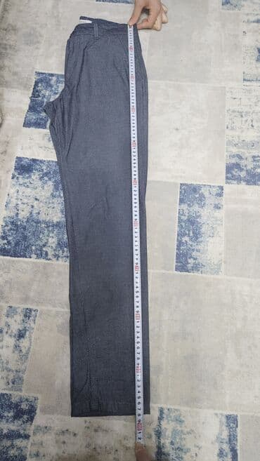 детская зимняя обувь для мальчиков: Разные подростковые брючки 4 пары + бомпер утеплённый, длина брюк на — 4