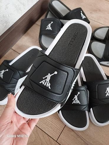 Босоножки, сандалии, шлепанцы: Мужские сандалии, 42, 39, 40, Air Jordan, Новый, цвет - Черный, Самовывоз — 3