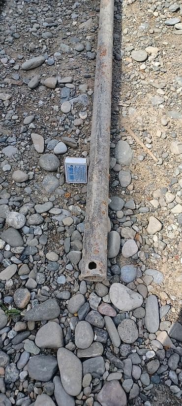 проводка воды: Труба оцинкованная, удлинённая - Длина: 5–6 м - Диаметр: 40 мм - — 2