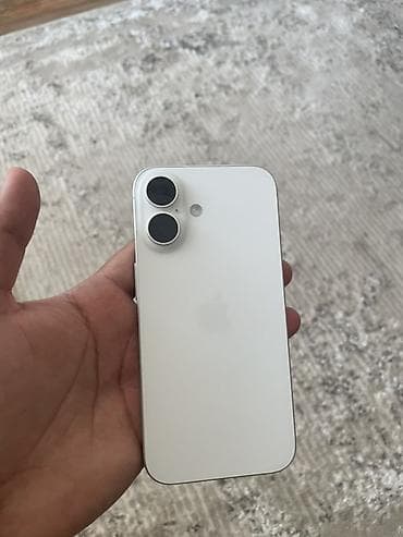 IPhone 16, Колдонулган, 128 ГБ, Ак, Каптама, 90 % — 7