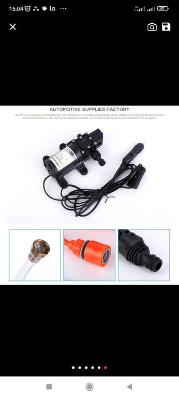 моющий пылесос для химчистки салона автомобиля бу: Портативная автомойка высокого давления с насосом — 2