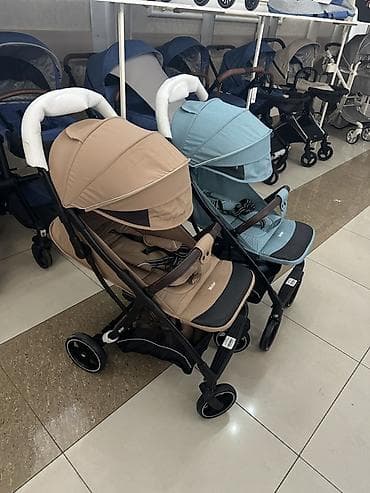 мода: Прогулочные коляски Mstar (две расцветки: бежевый и голубой) - Лёгкая — 2