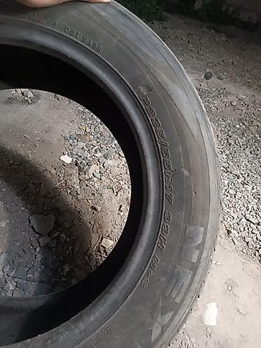 Шины 235 / 55 / R 17, Лето, Б/у, Пара, Внедорожные (АТ/МТ), Корея, Hankook
